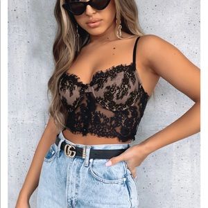 White Fox Boutique Lace Top